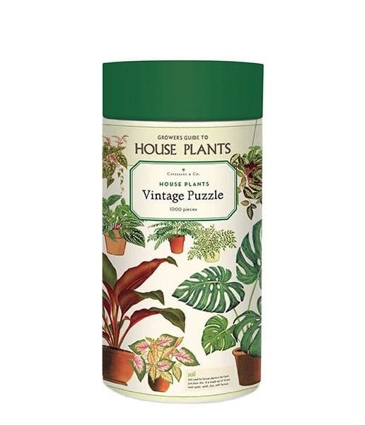 Puzzle Houseplants Cavallini 1000 pièces