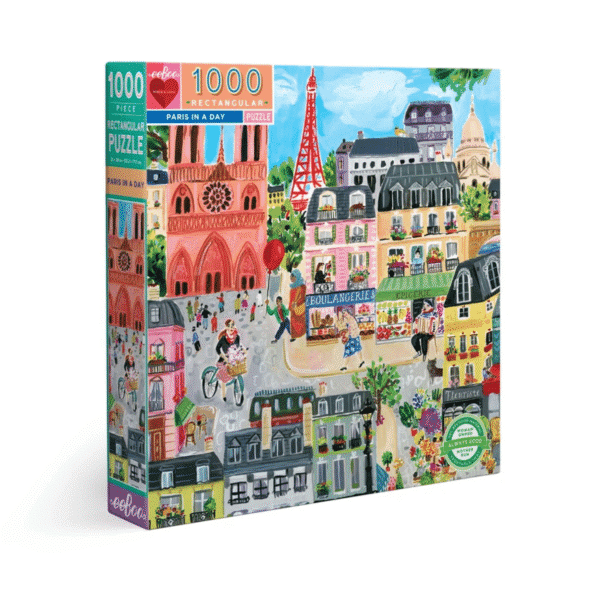 Puzzle Paris in a Day - Eeboo - 1000 pièces