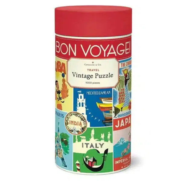 puzzle Travel 1000 Pieces de la marque Cavallini