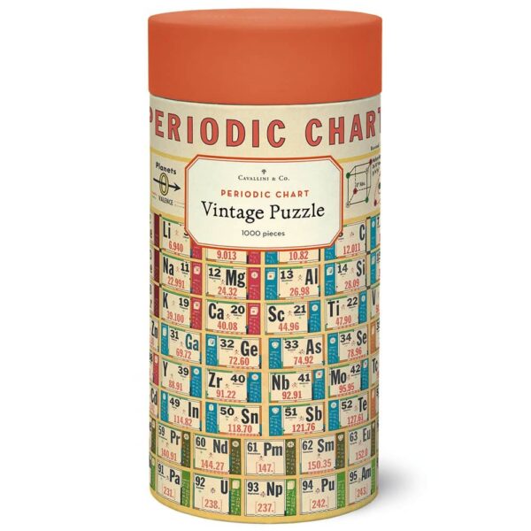 puzzle cavallini 1000 pièces adulte Periodic chart