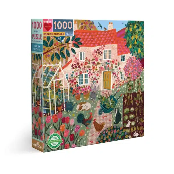 Puzzle English Cottage - Eeboo - 1000 pièces