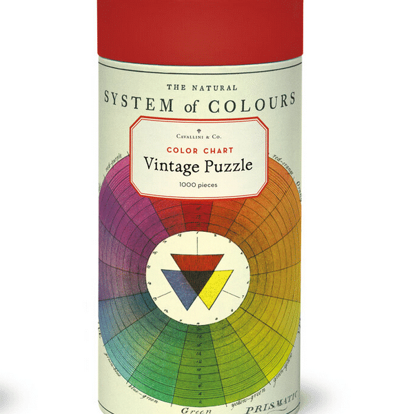 puzzle color chart cavallini 1000 pièces