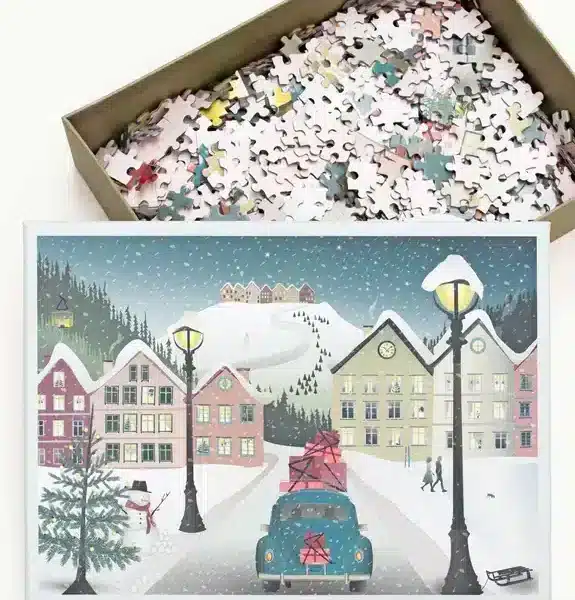 puzzle let it snow vissevasse 1000 pièces