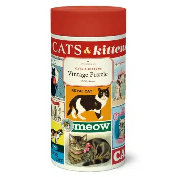 Puzzle Cats & Kittens Cavallini 1000 pièces