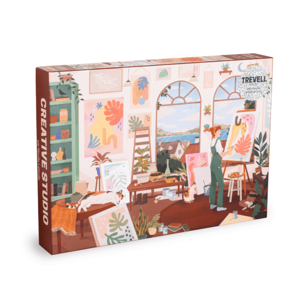puzzle creative studio de la marque Trevell de 1000 pièces