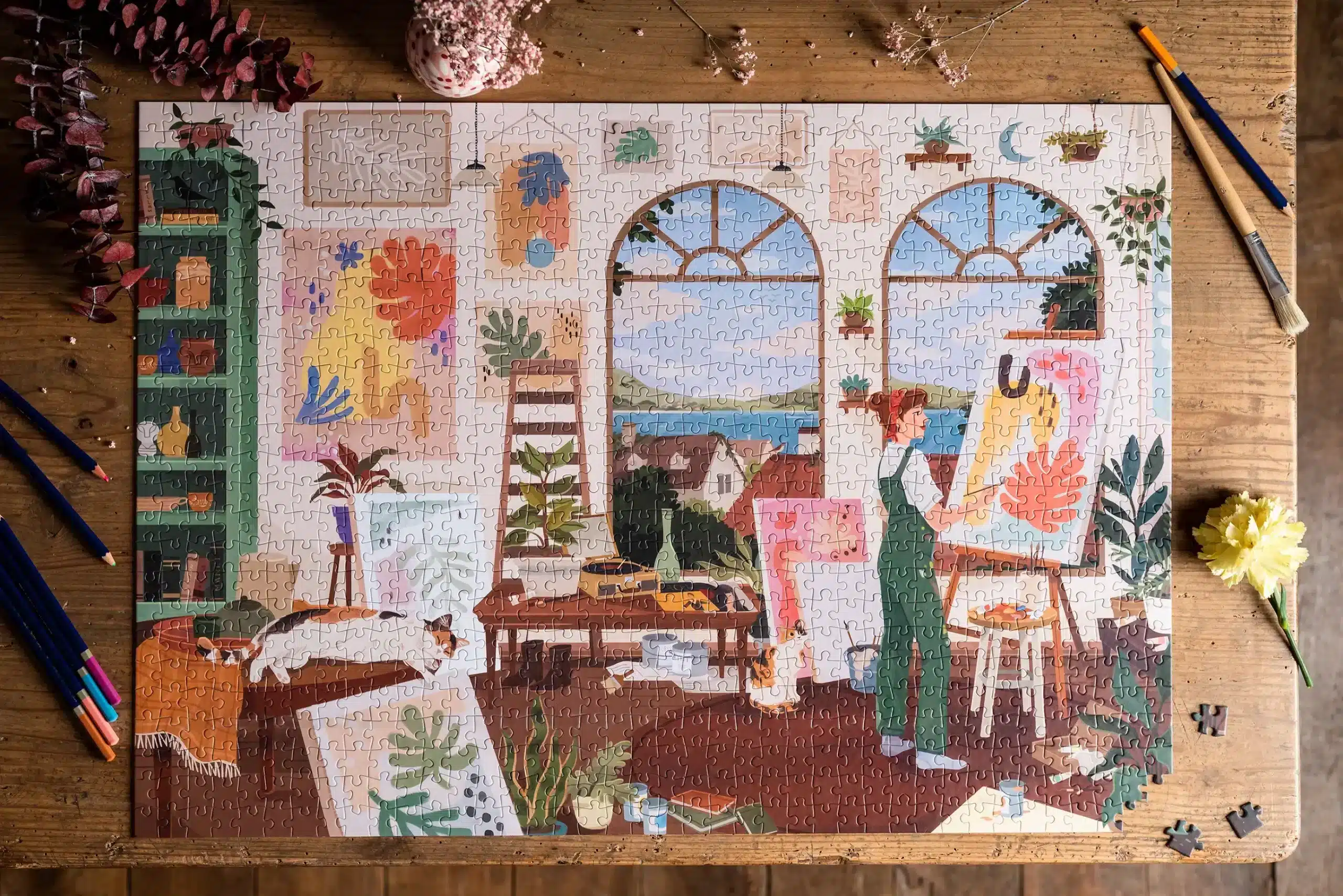 Puzzle Trevell de l'artiste Nicolle Lalonde : Creativ studio