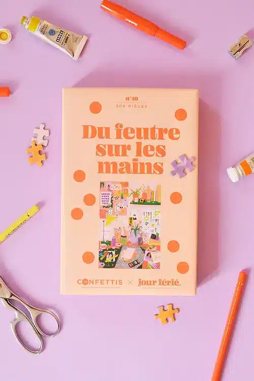 Puzzle Du feutre sur les mains - Jour férié - 500 pièces – Image 3