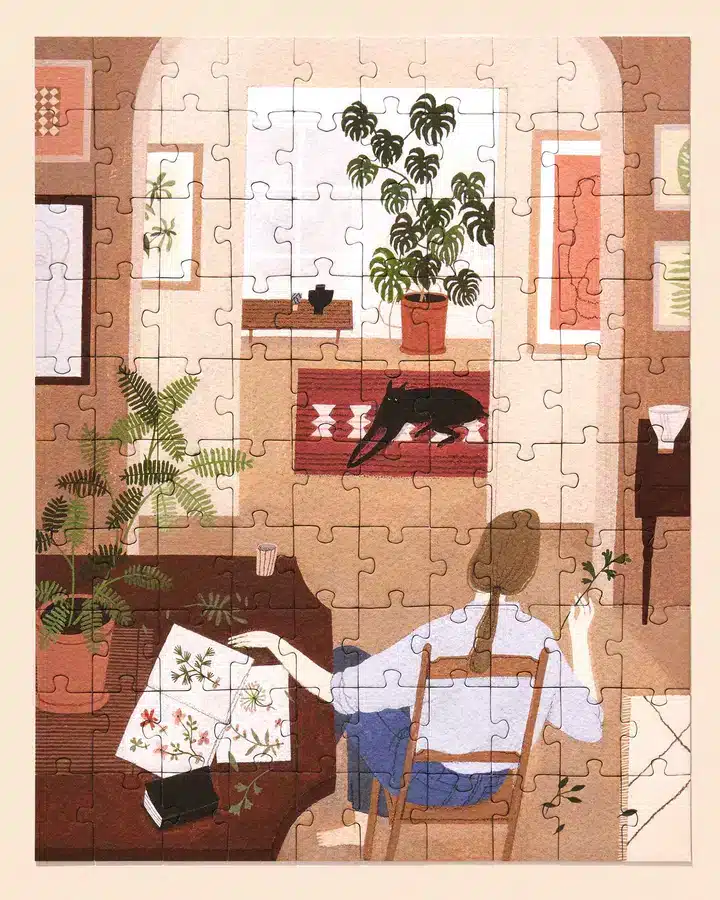 Puzzle Herbarium - Ordinary habit - 100 pièces – Image 2