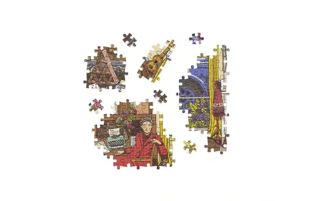 Puzzle The World of Agatha Christie - Laurence King - 1000 pièces – Image 2