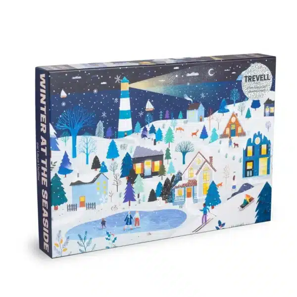puzzle winter at the seaside de trevell de 1000 pièces