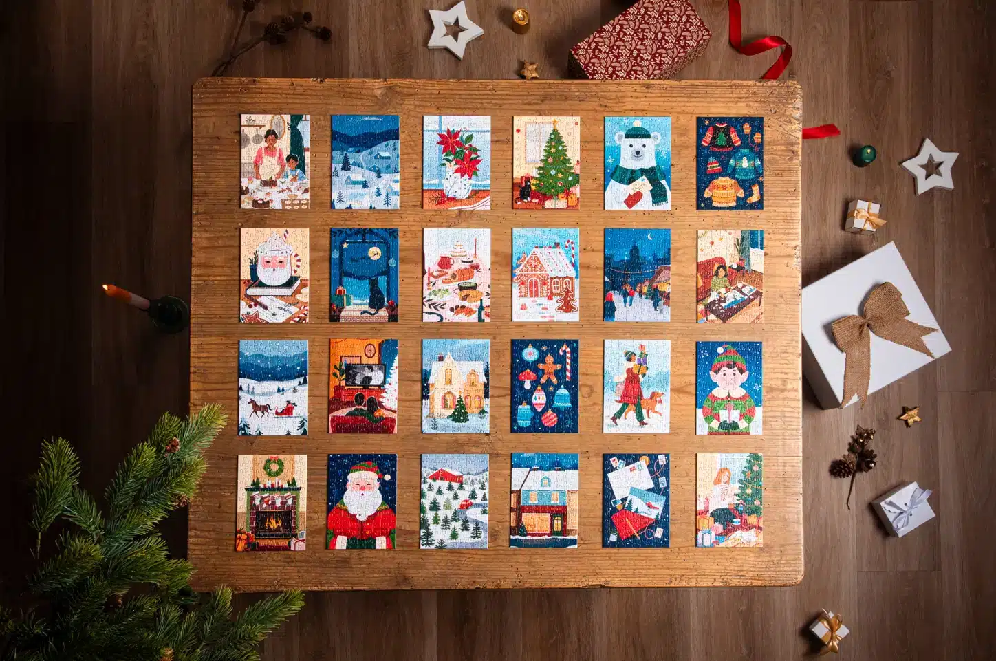 calendrier de l'avent puzzle trevell