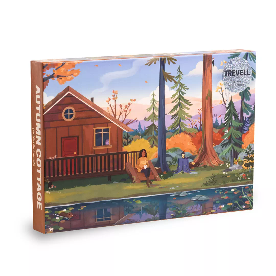 puzzle Autumn cottage Trevell 1000 pièces