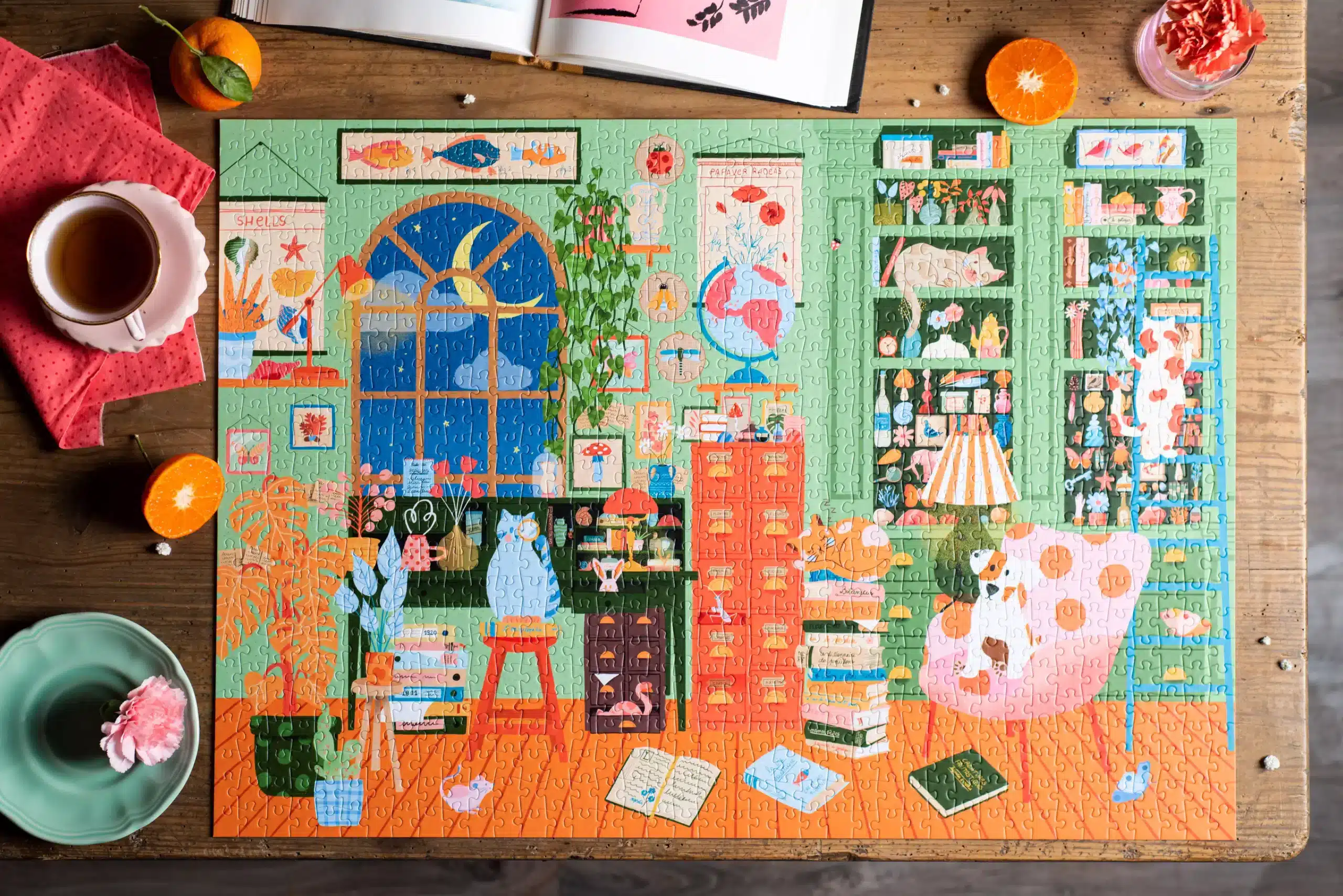 puzzle Trevell 1000 pièces Bureau des curiosités