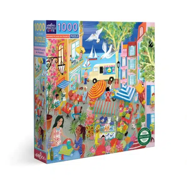 Puzzle Marketplace in France Eeboo 1000 pièces