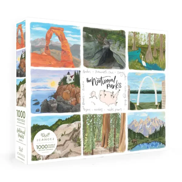 the national parks 1canoe2 puzzle 1000 pièces