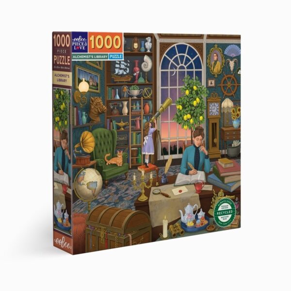 puzzle alchemists's library eeboo 1000 pièces