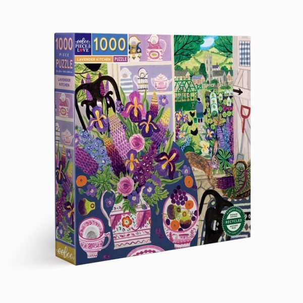 lavender kitchen puzzle eeboo 1000 pièces