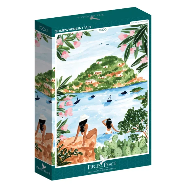 puzzle somewhere in italy pieces & peace 1000 pièces