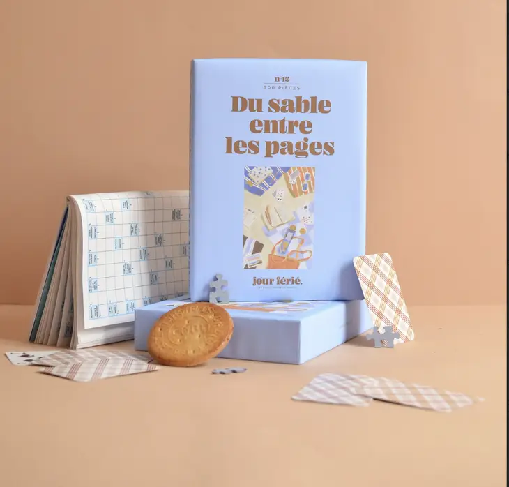 puzzle Puzzle Du sable entre les pages jour ferie 500 pièces