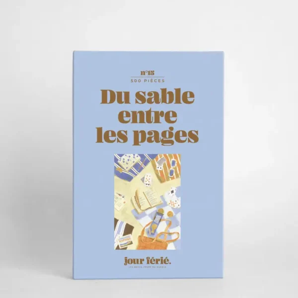 puzzle Puzzle Du sable entre les pages jour ferie 500 pièces