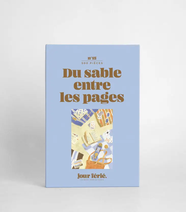 puzzle Puzzle Du sable entre les pages jour ferie 500 pièces