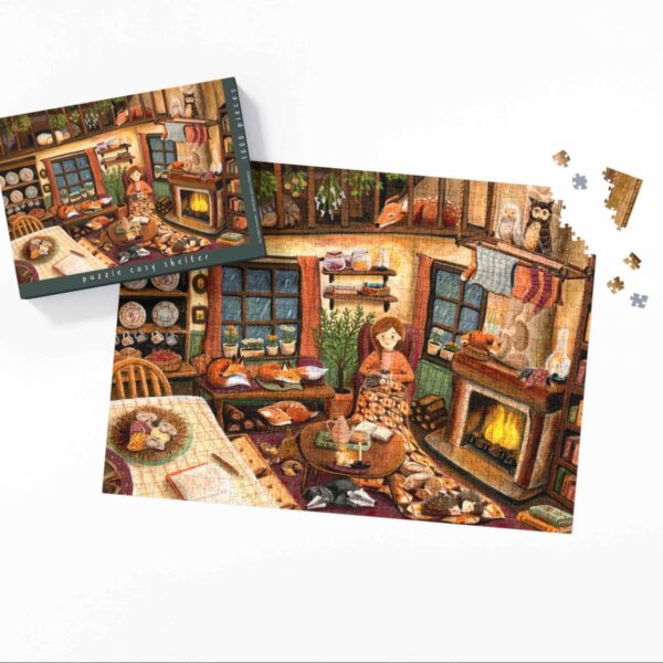 puzzle cosy shelter esther bennink 1000 pièces