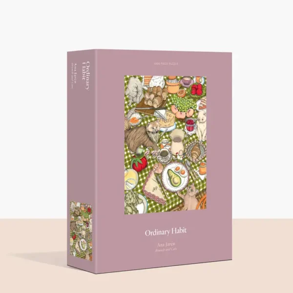 Puzzle Brunch and Cats ordinary habit 1000 pièces