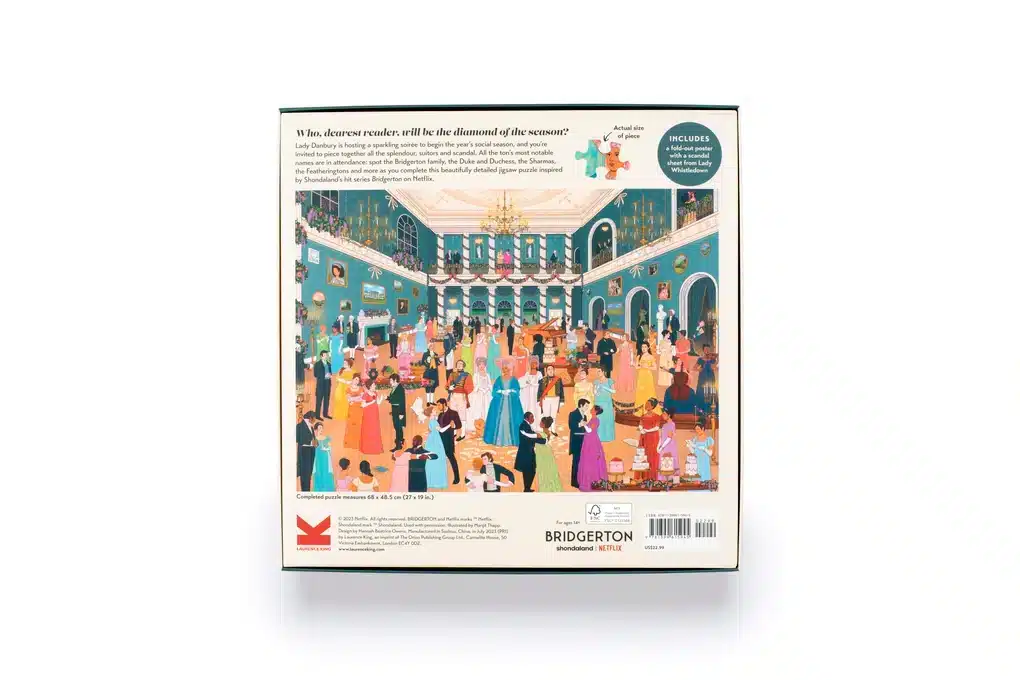 The World of Bridgerton puzzle laurence king 1000 pièces