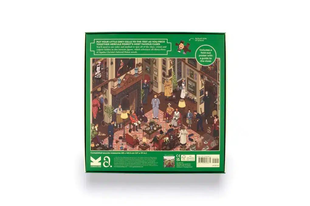 The World of Hercule Poirot puzzle laurence king 1000 pièces
