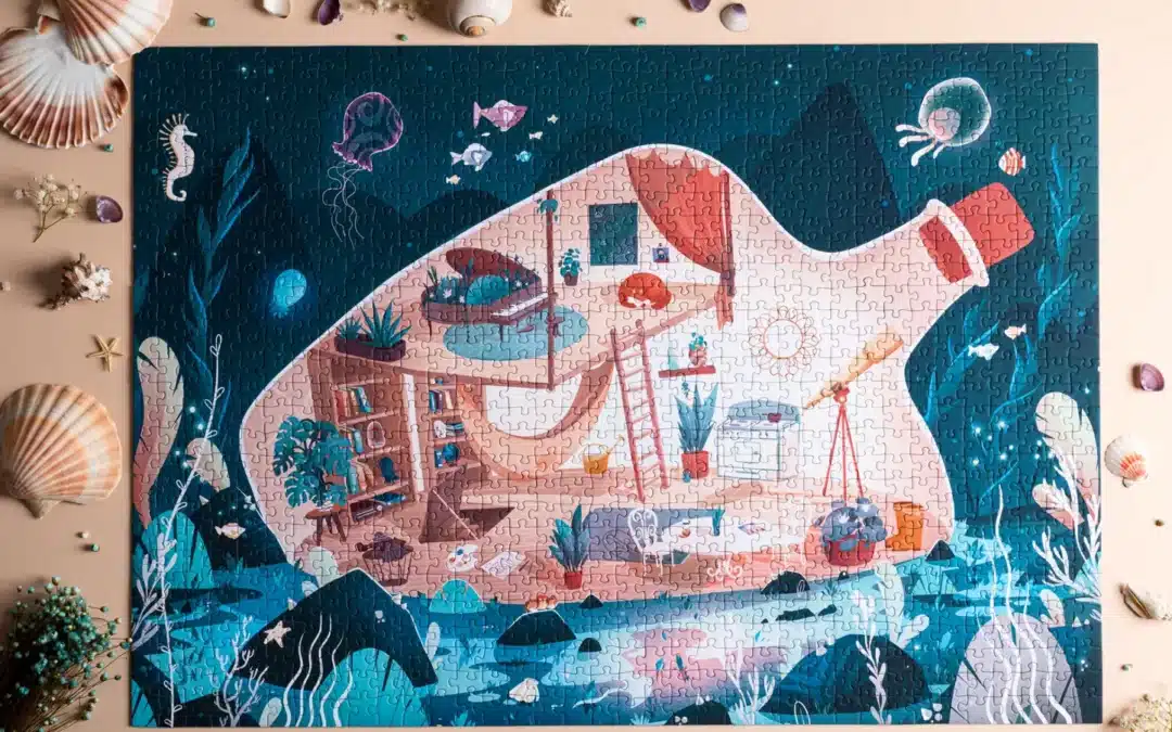 puzzle bulle d'air les éditions heol 1000 pièces