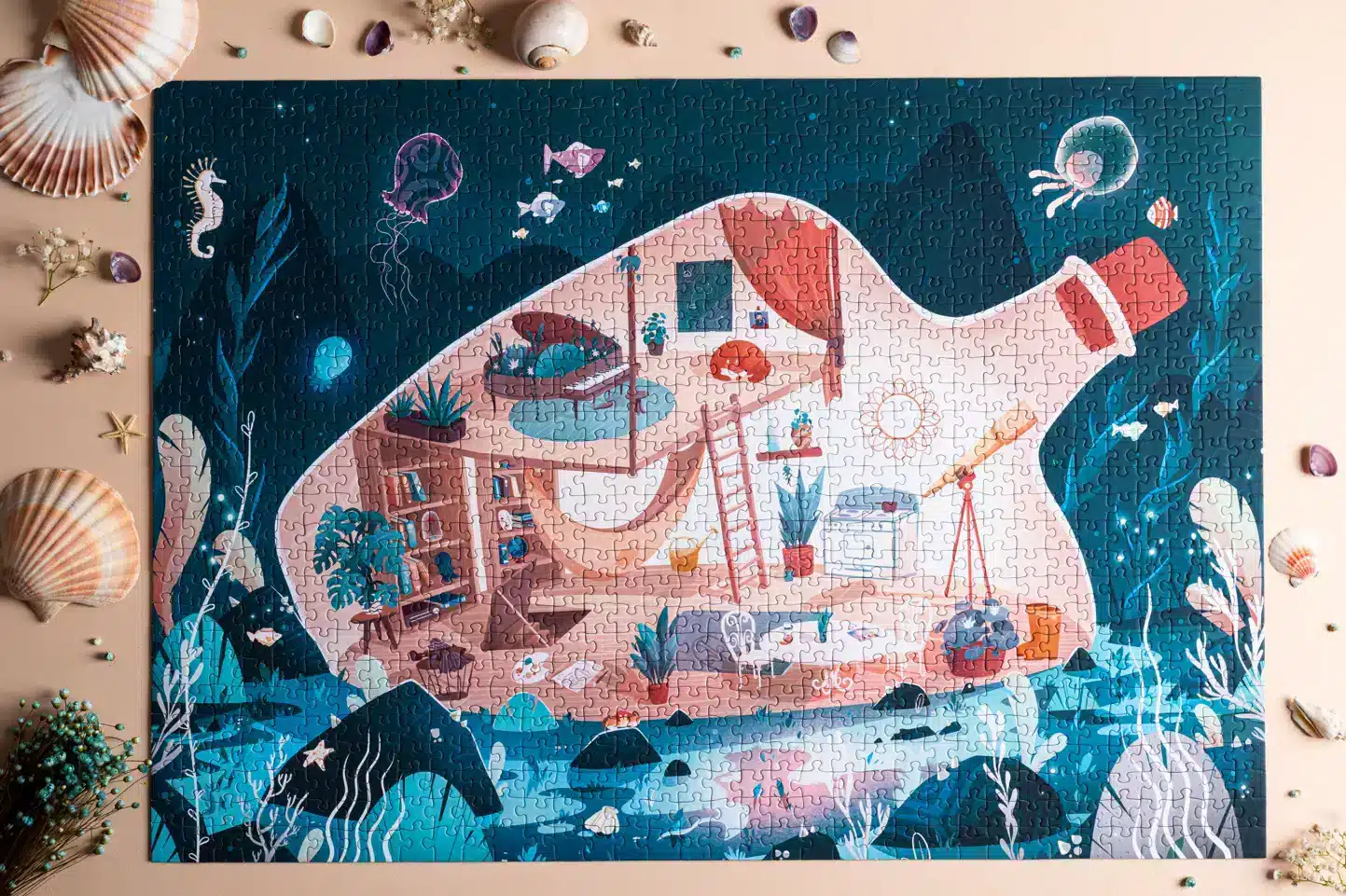 puzzle bulle d'air les éditions heol 1000 pièces