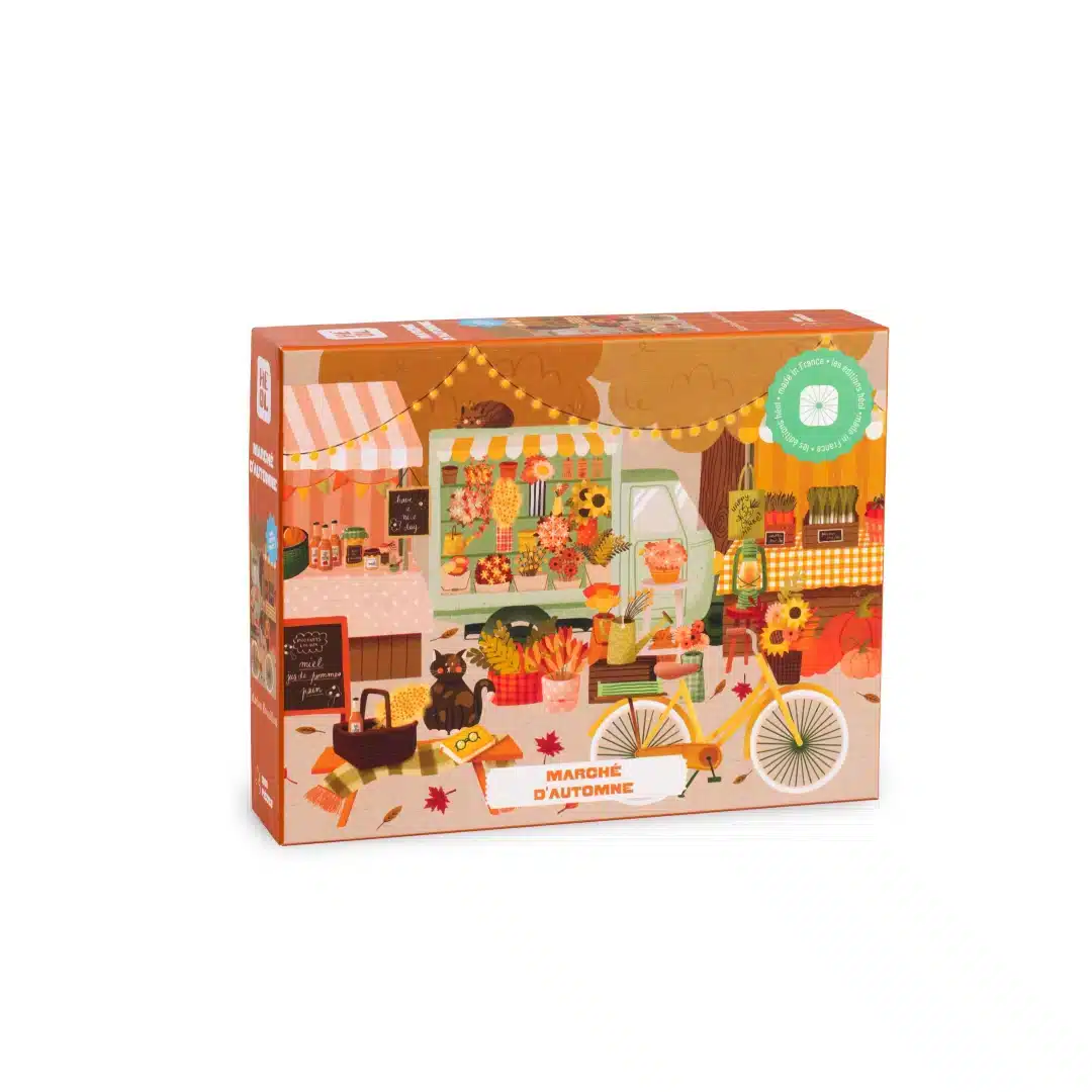 puzzle marché d'automne les éditions heol 1000 pièces