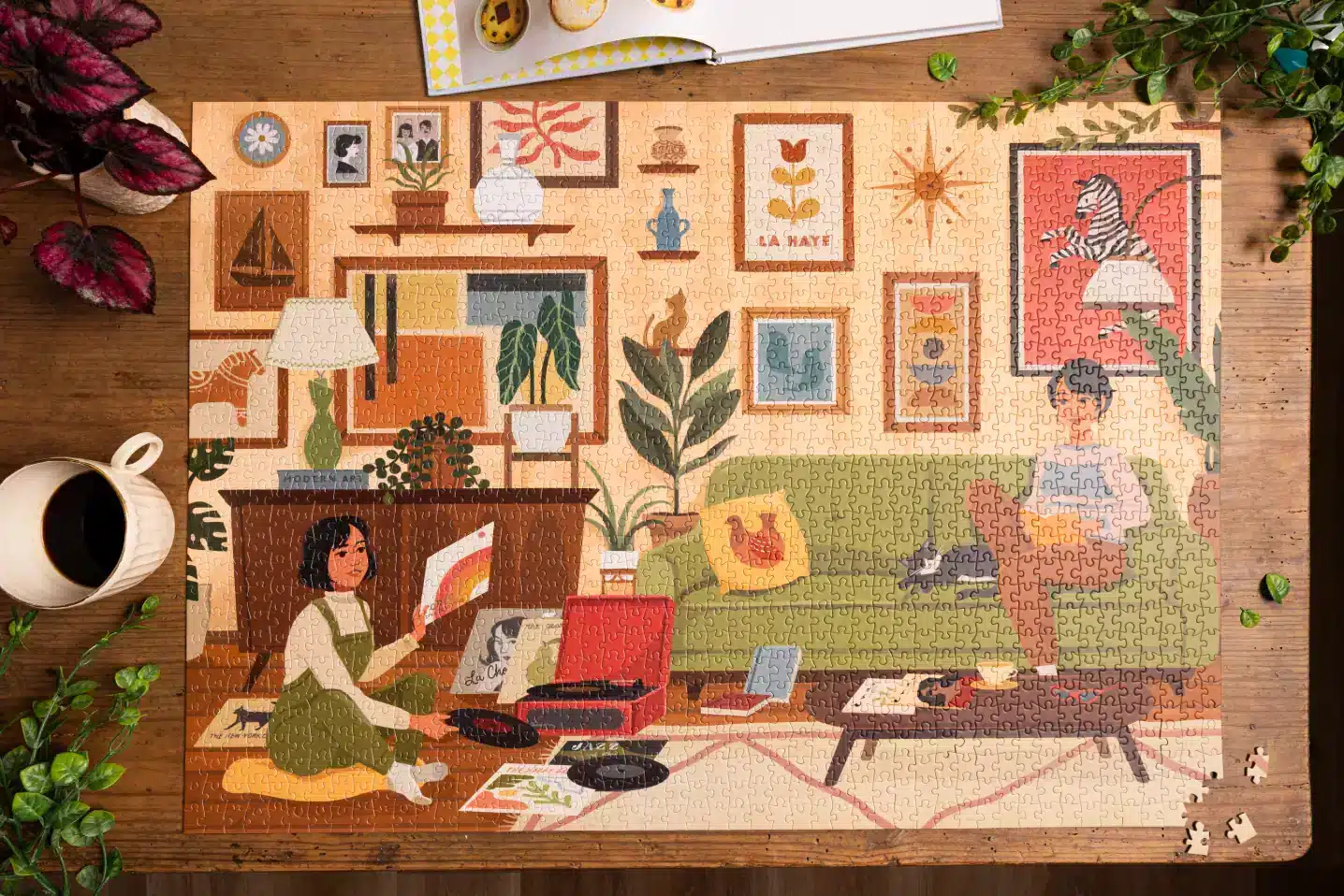 PUZZLE retro aftenoon TREVELL 1500 pièces