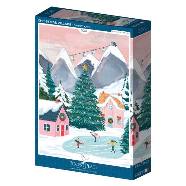 puzzle Christmas Village pieces & peace 500 pièces