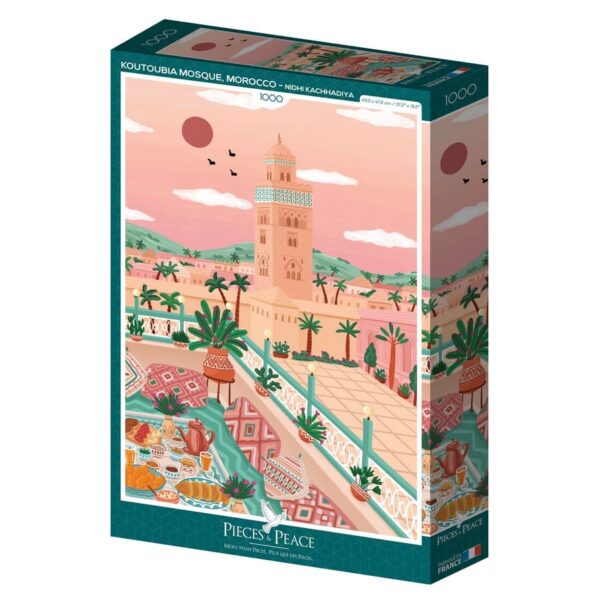 puzzle Koutoubia mosque 1000 pièces pieces and peace