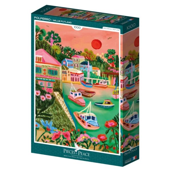 puzzle Polperro 1000 pièces pieces and peace