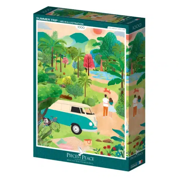 puzzle Summer Trip 1000 pièces pieces and peace