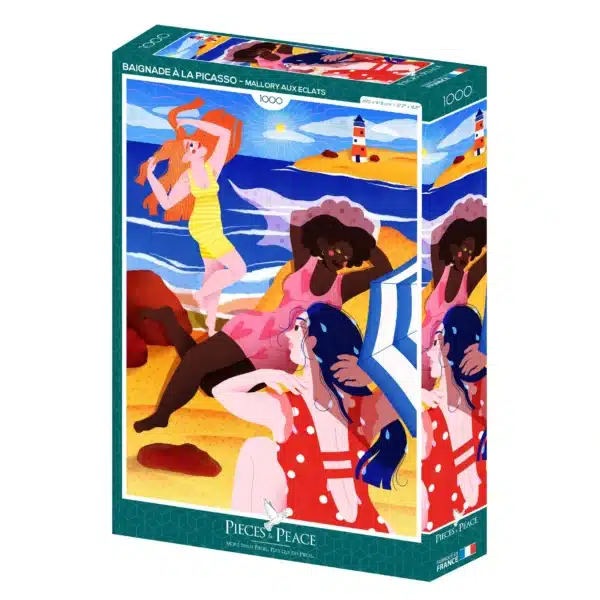 puzzle Baignade à la Picasso pieces & peace 1000 pièces