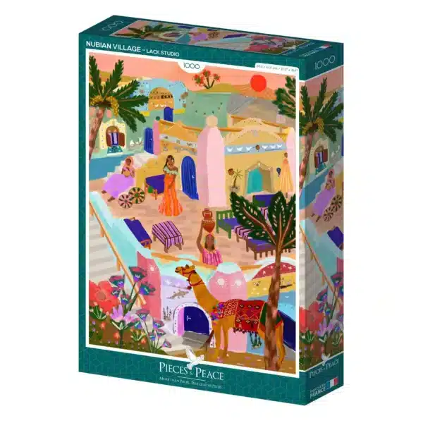 puzzle Nubian Village pieces & peace 1000 pièces