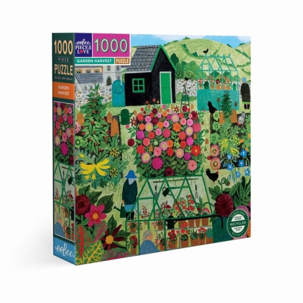 puzzle garden harvest eeboo 1000 pièces