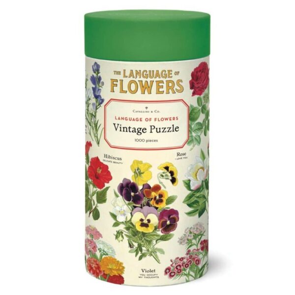 puzzle language of flowers cavallini 1000 pièces