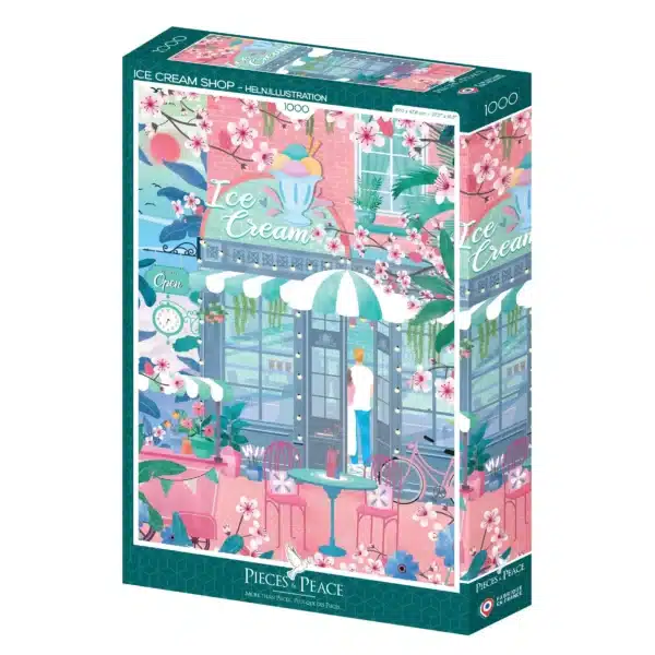 puzzle Magasin de Glaces 1000 pièces pieces and peace
