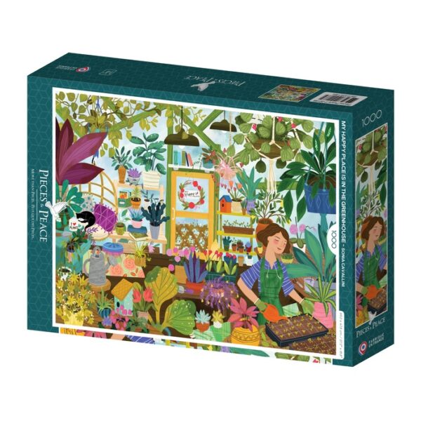 puzzle la serre de pieces & peace de 1000 pièces