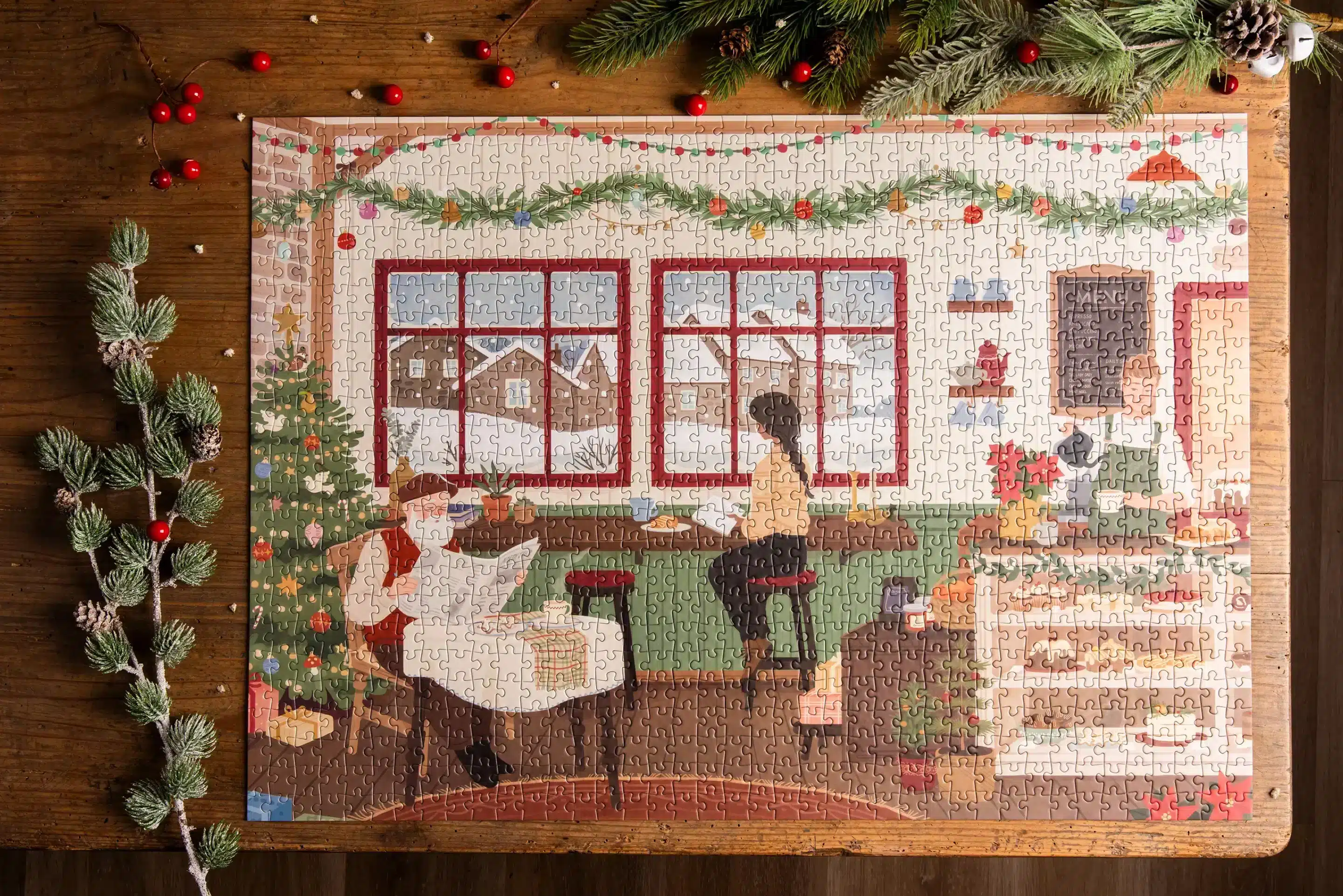 Puzzle Cozy Christmas - Trevell - 1000 pièces – Image 2