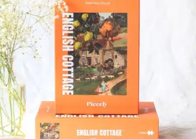 Puzzle English Cottage 1000 pièces de la marque Piecely