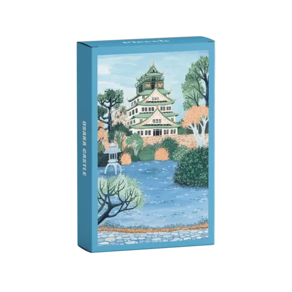 mini puzzle Osaka Castle de la marque piecely 99 pièces