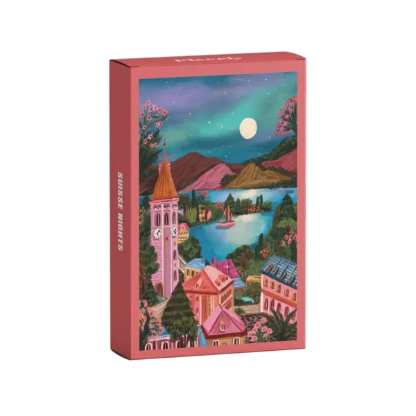 mini puzzle Suisse Nights de la marque piecely 99 pièces