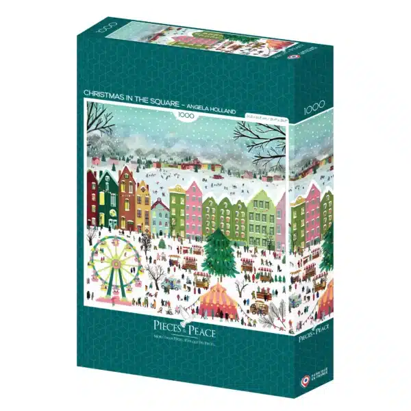 puzzle christmas in the square pieces & peace 1000 pièces