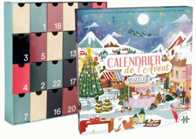 CALENDRIER AVENT puzzle VILLAGE NOEL martinex 1