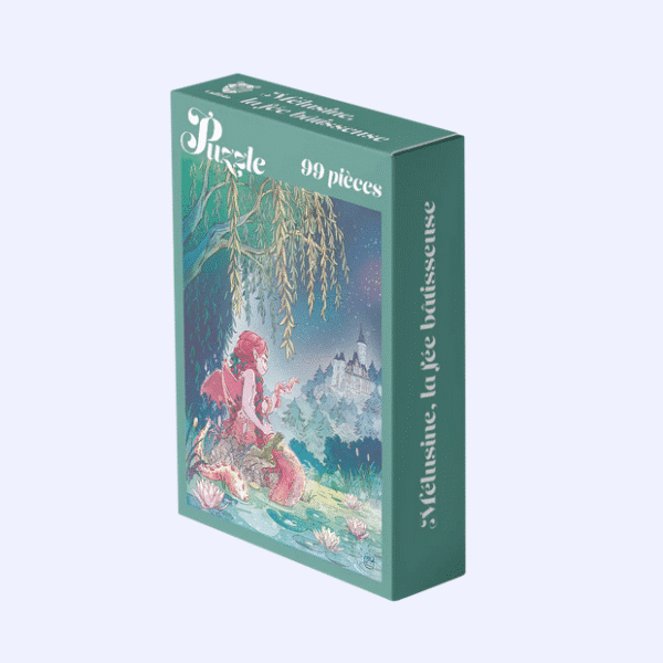 Mini puzzle Mélusine la Fée Bâtisseuse 99 pièces Callisto